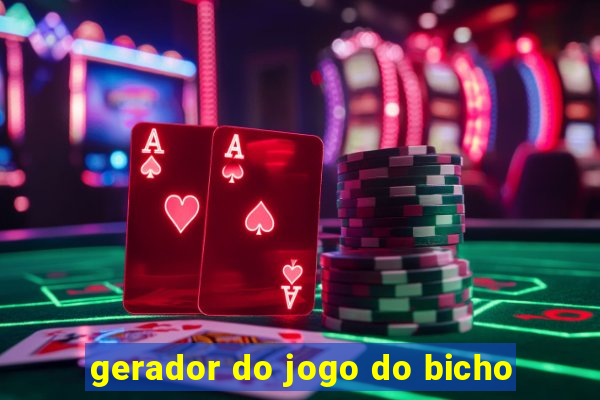 gerador do jogo do bicho