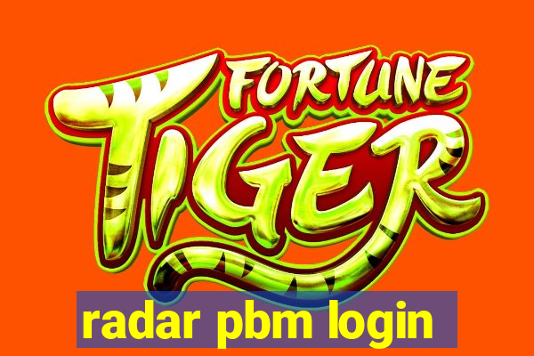 radar pbm login