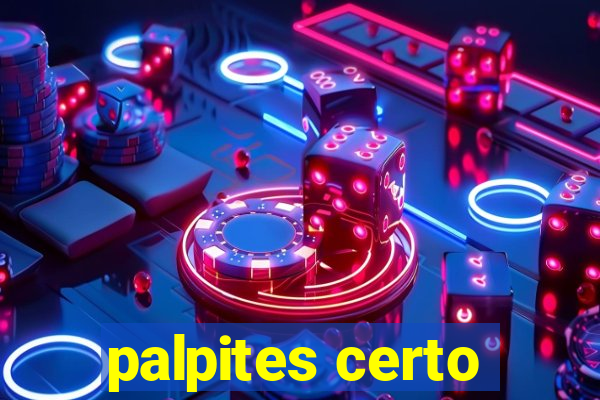 palpites certo