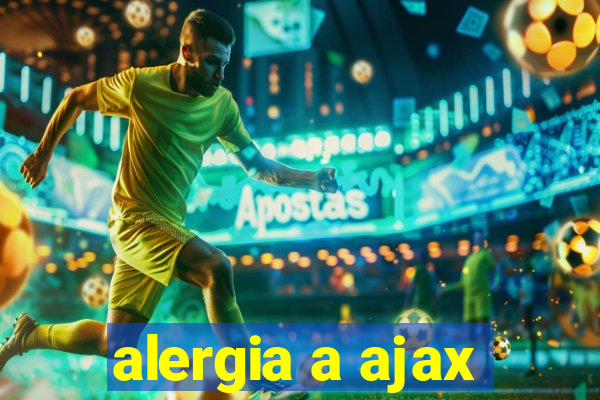 alergia a ajax