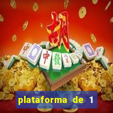 plataforma de 1 real fortune tiger