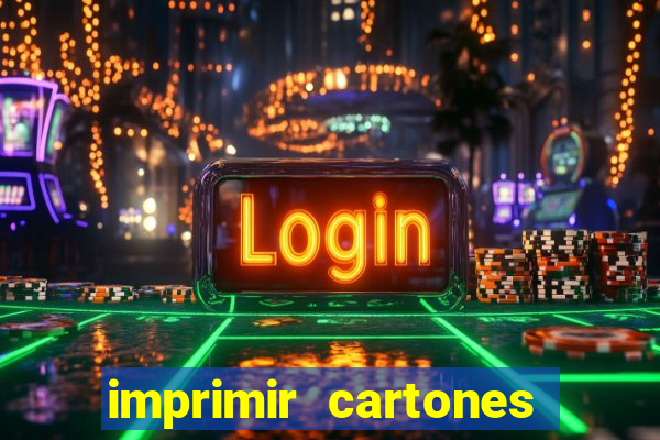 imprimir cartones de bingo