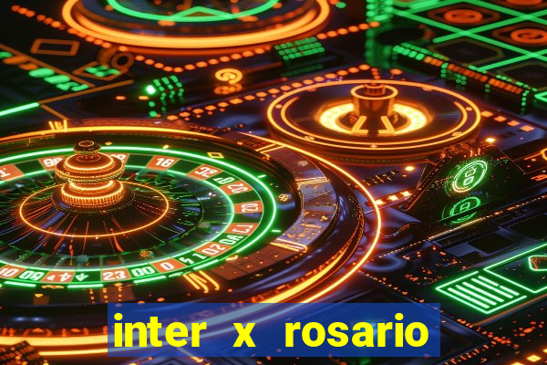 inter x rosario central onde assistir