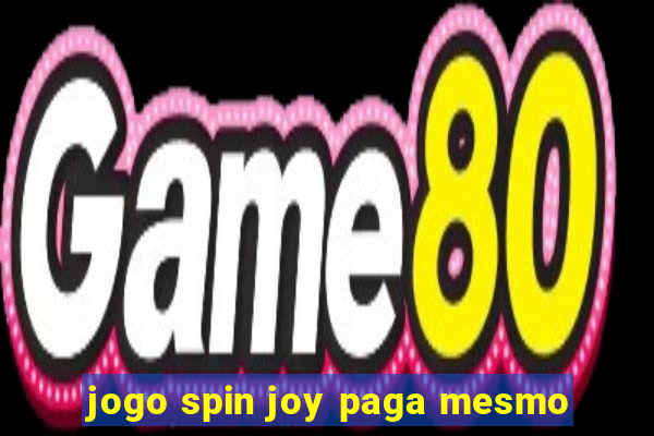 jogo spin joy paga mesmo