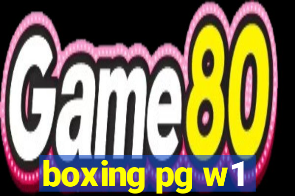 boxing pg w1