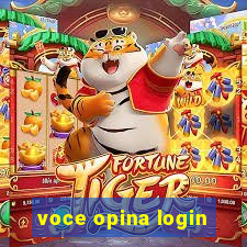 voce opina login